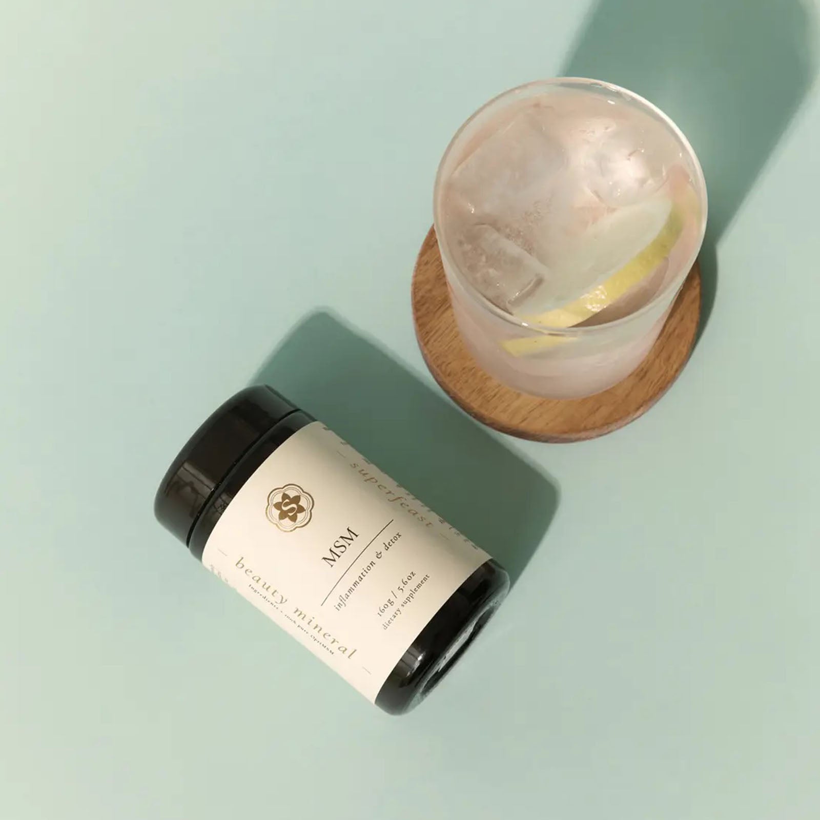 Superfeast MSM with lemon water