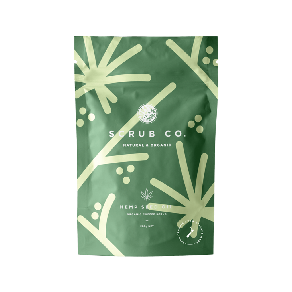 Scrub Co Organic Coffee Scrub with Hemp Seed Oil